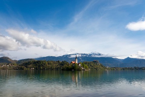 Bled Island with St. Mary's Church, Lake Bled