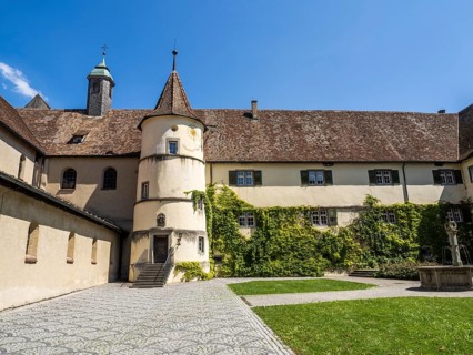 Inner courtyard of the Minster of St. Mary and St. Mark, Marienmuenster