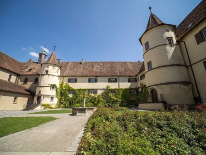 Inner courtyard of the Minster of St. Mary and St. Mark, Marienmuenster