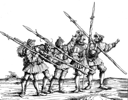 Bear Hunters, Group of Maximilian I on the Hunt