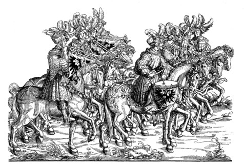 Trumpeter, Group of Maximilian I's Triumphal Procession