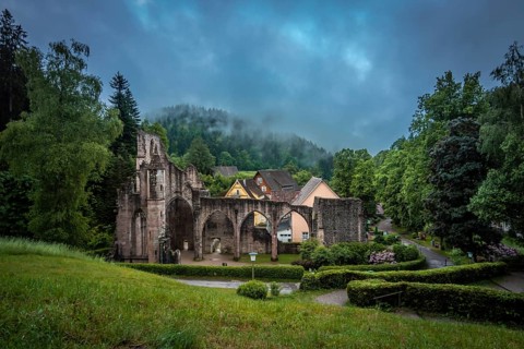 All Saints Monastery Ruins in the Black Forest National Park, Upper Renchtal