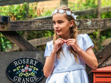 First Holy Communion of Little Girl,