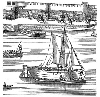 Rhine Ships, Ships on the Rhine outside the Walls of Cologne