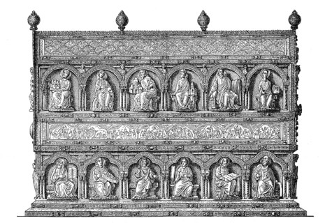 Liturgical devices of the Middle Ages, reliquary of the holy three kings
