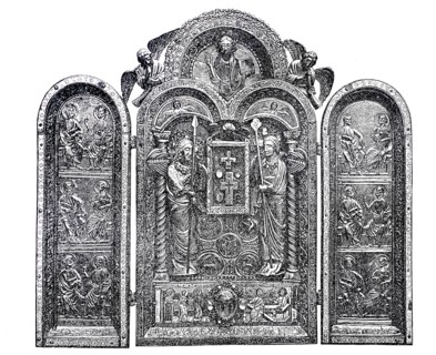Liturgical devices of the Middle Ages, triptych