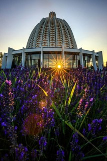 Bahai Temple, only house of worship and religious centre of the Bahai religion in Europe