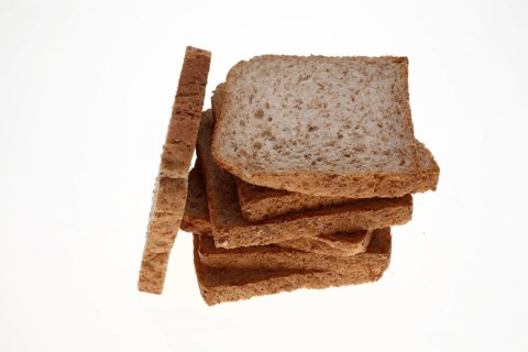Bread, slices of wholemeal toast