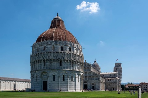 Pisa Baptistery of St. John, Pisa Cathedral and the Leaning Tower of Pisa