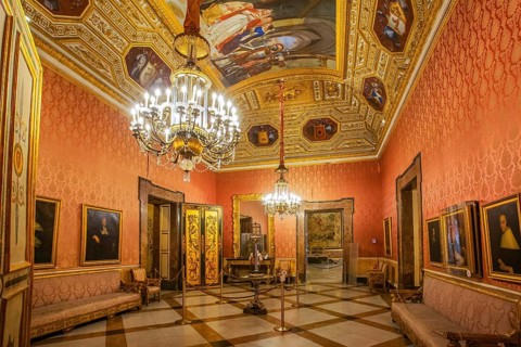 Hall in the Royal Palace, Palazzo Reale
