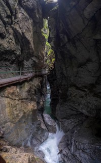 River Breitach in the Breitachklamm gorge near Oberstdorf, Oberallgaeu