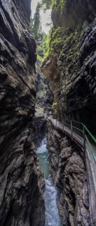 River Breitach in the Breitachklamm gorge near Oberstdorf, Oberallgaeu