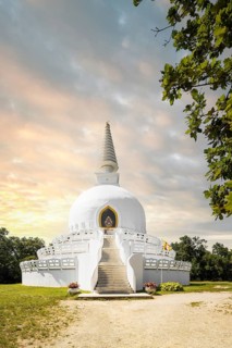 White Peace Stupa Zalaszanto, Buddhist centre