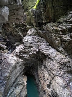 River Breitach in the Breitachklamm gorge near Oberstdorf, Oberallgaeu