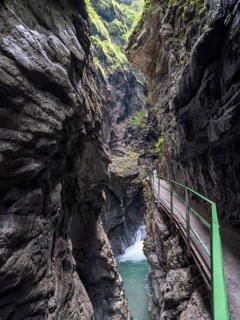 River Breitach in the Breitachklamm gorge near Oberstdorf, Oberallgaeu