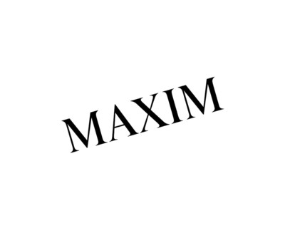 Maxim magazine, rotated logo