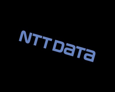 NTT Data, rotated logo
