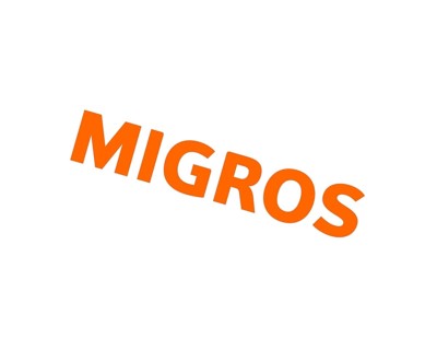 Migros, rotated logo