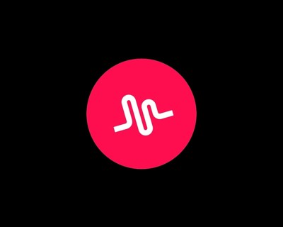 Musical. ly, rotated logo
