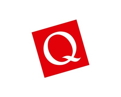 Q magazine, rotated logo
