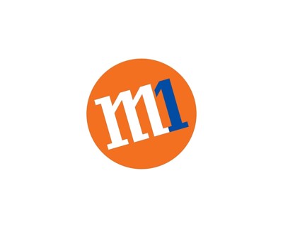 M1 Singaporean company, rotated logo