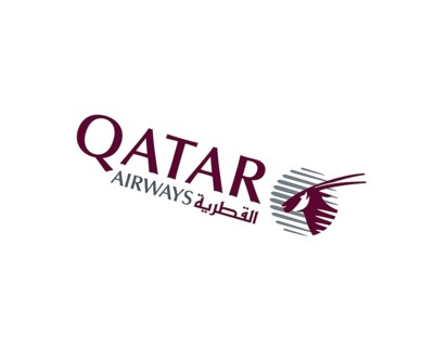 Qatar Airways, rotated logo