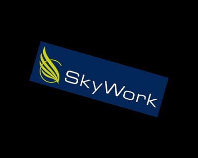 SkyWork Airline, rotated logo