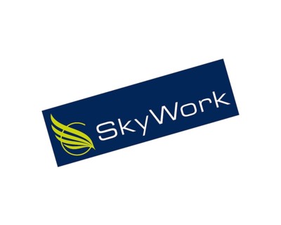 SkyWork Airline, rotated logo