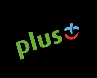Plus telecommunications Poland, rotated logo
