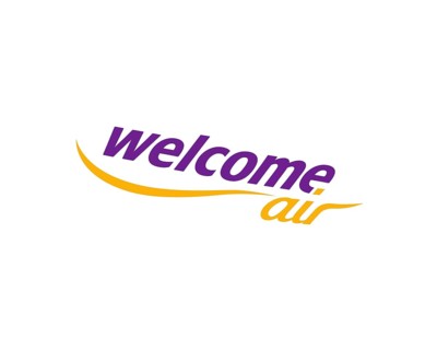 Welcome Air, rotated logo