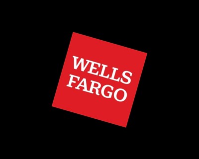 Wells Fargo, rotated logo