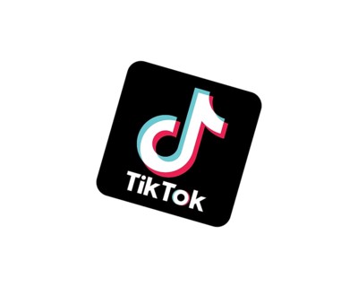TikTok, rotated logo