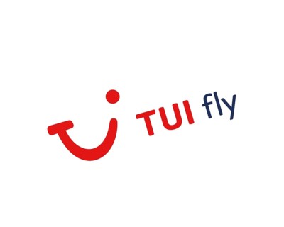 TUI fly Netherlands, rotated logo