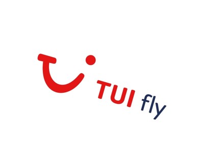 TUI fly Netherlands, rotated logo