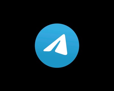 Telegram software, rotated logo