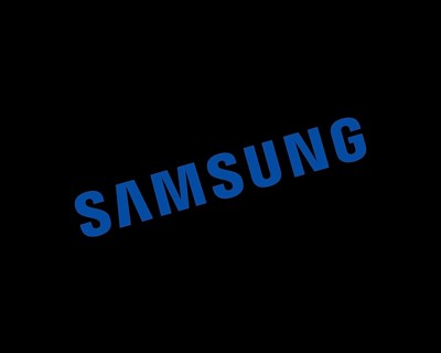 Samsung Electronics, rotated logo