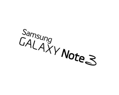 Samsung Galaxy Note 3, Rotated Logo