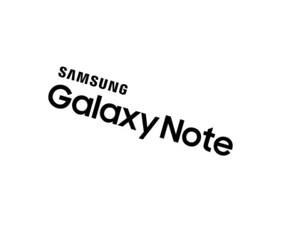 Samsung Galaxy Note series, rotated logo