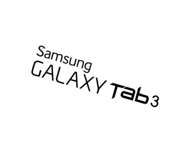 Samsung Galaxy Tab 3 8. 0, Rotated Logo