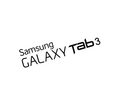 Samsung Galaxy Tab 3 10. 1, Rotated Logo