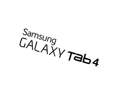 Samsung Galaxy Tab 4 8. 0, Rotated Logo