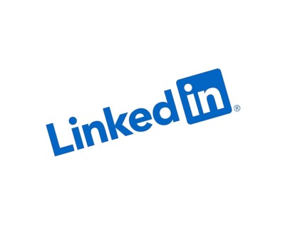 LinkedIn, rotated logo
