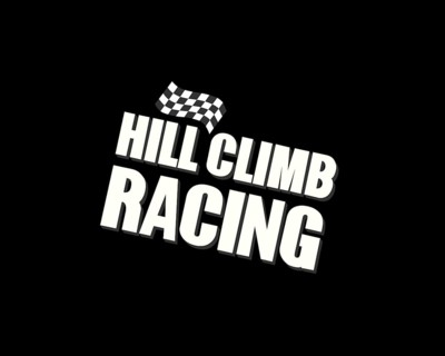 Hill Climb Racing video game, rotated logo