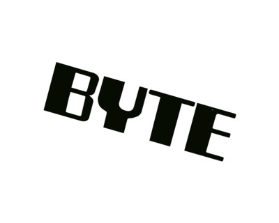 Byte magazine, rotated logo