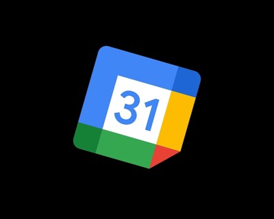 Google Calendar, rotated logo