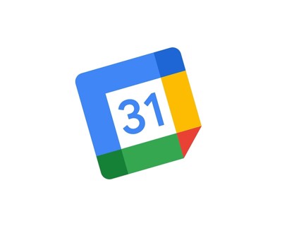 Google Calendar, rotated logo