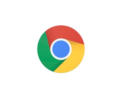 Google Chrome, rotated logo