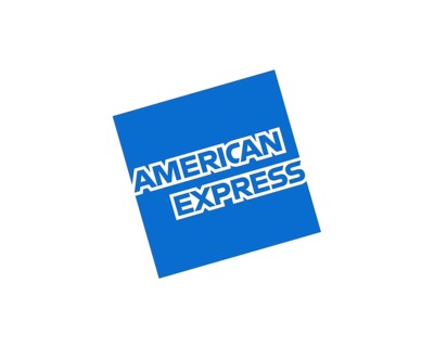 American Express, rotated logo
