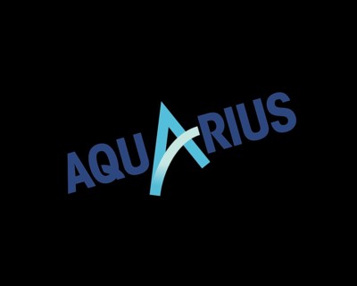 Aquarius beverage company, rotated logo