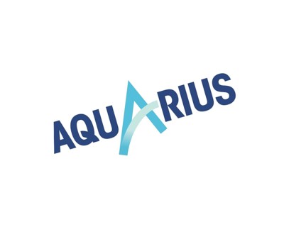 Aquarius beverage company, rotated logo